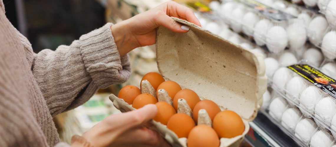 supermercado huevos